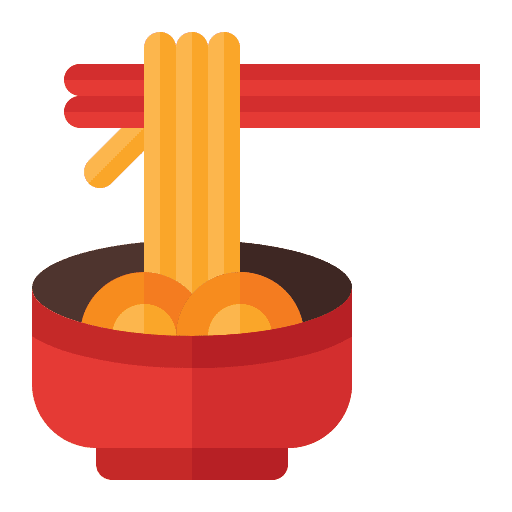 Ramen food and restaurant pasta noodles icon Ramen food and restaurant pasta noodles icon