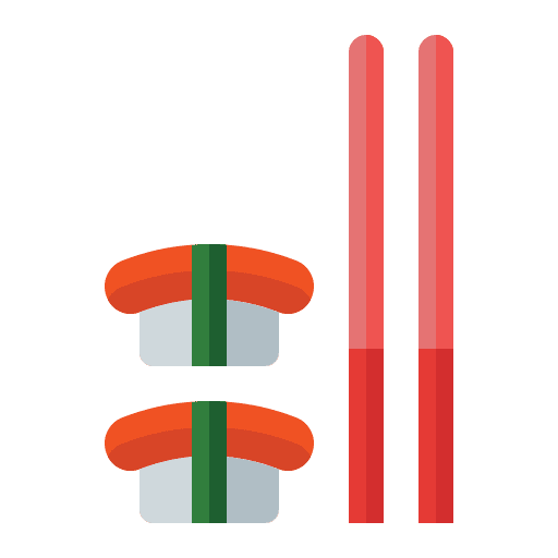 Nigiri raw japanese food sushi icon Nigiri raw japanese food sushi icon