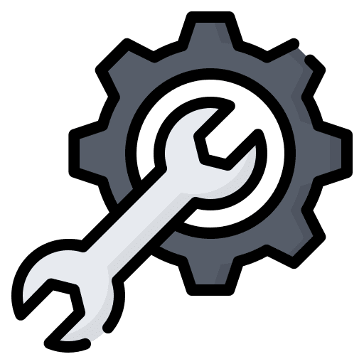 Gear support spare part gear icon