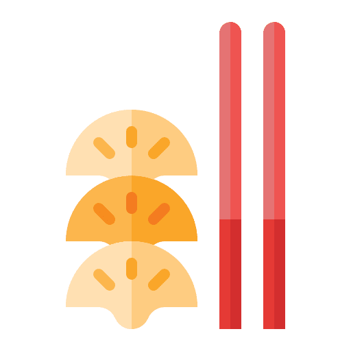 Gyoza pasty asian food dumpling icon Gyoza pasty asian food dumpling icon