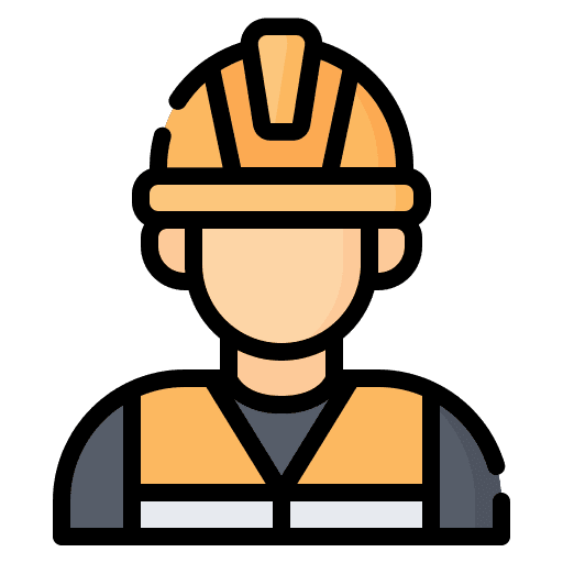 Worker engineer job architect icon
