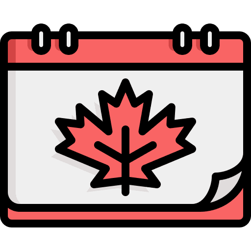 Autumn season schedule fall icon