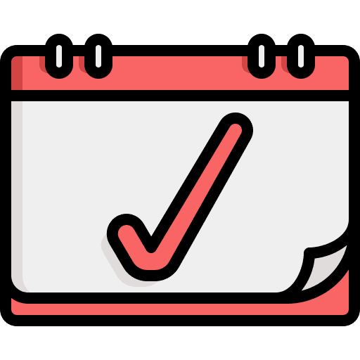 Correct calendar event time icon