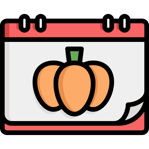 Halloween date schedule halloween icon