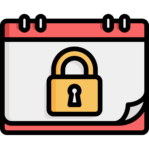 Lock padlock lock organization icon