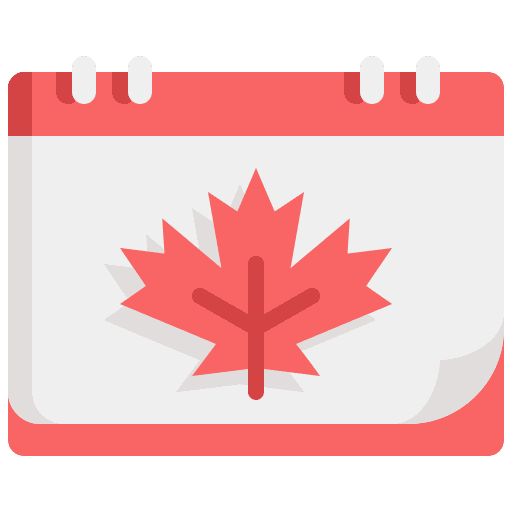 Autumn time and date date schedule icon