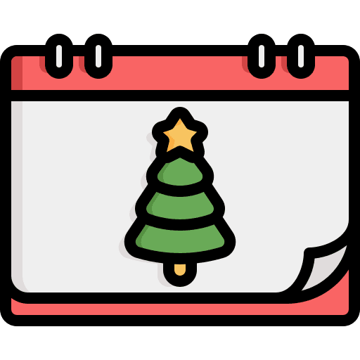 Christmas christmas tree xmas advent calendar icon