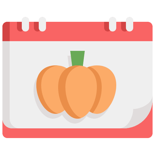 Halloween schedule calendar event icon