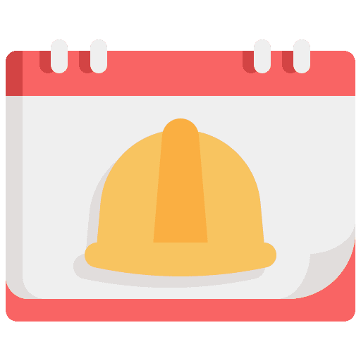 Labour labour time and date engineer icon
