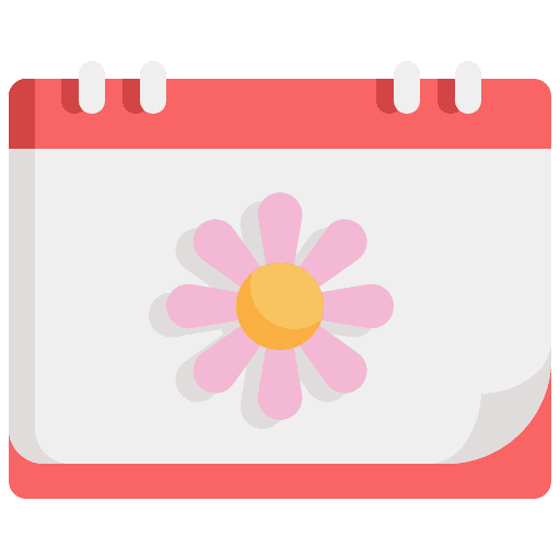 Springtime blossom botanical spring icon