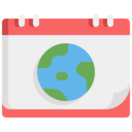 World environment day ecology calendar world icon