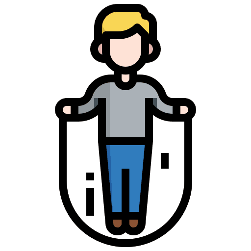 Jumping rope gym sports and competition jumping rope icon Jumping rope gym sports and competition jumping rope icon