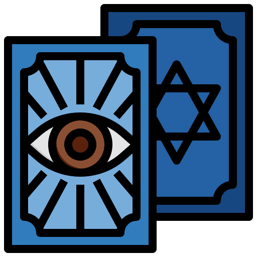 Tarot card card reading esoteric tarot card icon
