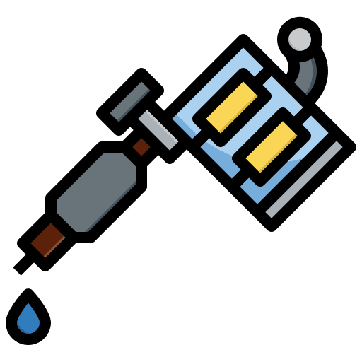 Tatoo machine needle tatoo machine electronics icon