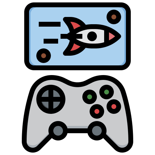 Video game gamepad screen gaming icon Video game gamepad screen gaming icon