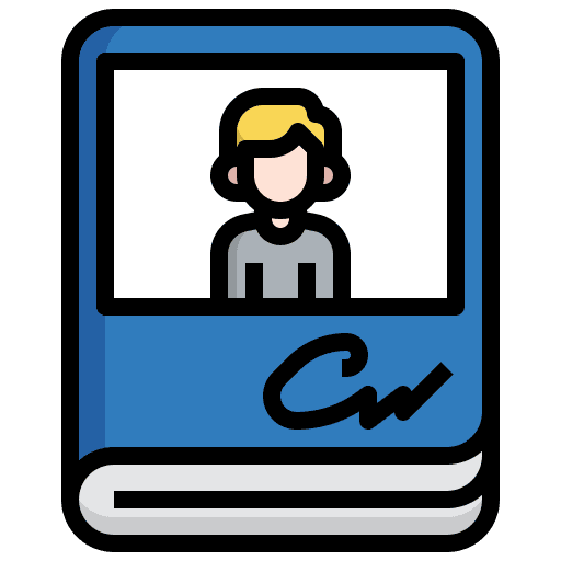 Autograph collection famous user hobbies and free time icon Autograph collection famous user hobbies and free time icon