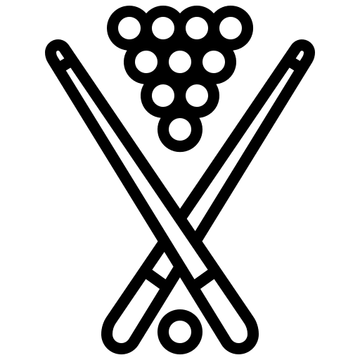 Billiard hobby billiard snooker icon