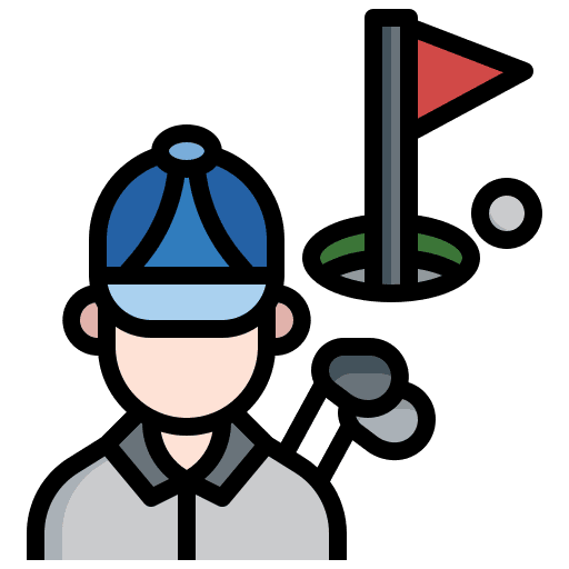 Golf player golf player man golf club icon Golf player golf player man golf club icon