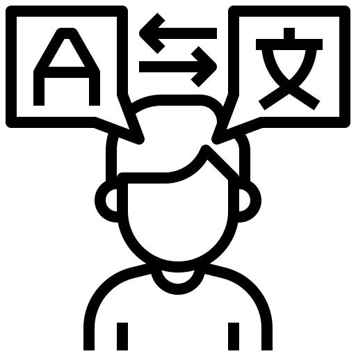 Foreign language foreign language translator communications icon Foreign language foreign language translator communications icon