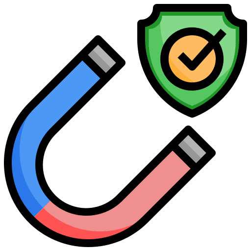Attract shield magnet attract icon Attract shield magnet attract icon