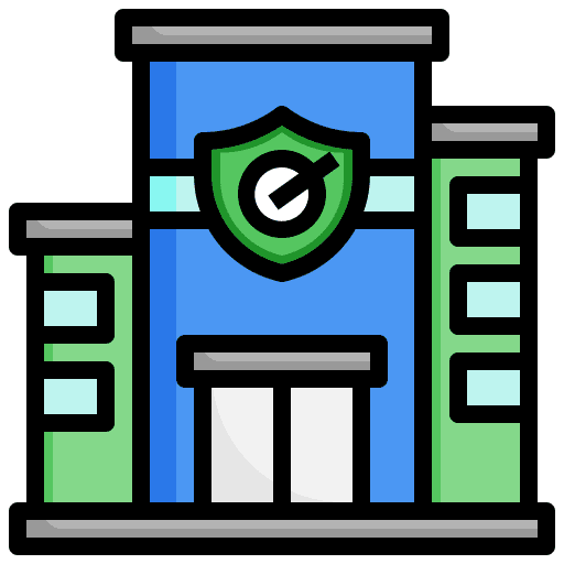 Insurance company insurance company architecture and city office icon Insurance company insurance company architecture and city office icon