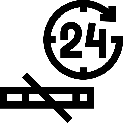 No smoking addiction clock healthcare icon