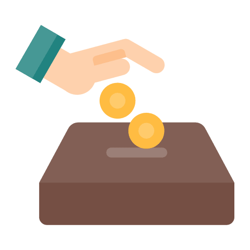 Infaq muslim eid mubarak zakat icon