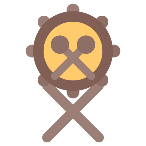 Bedug musical instrument music and multimedia cultures icon Bedug musical instrument music and multimedia cultures icon