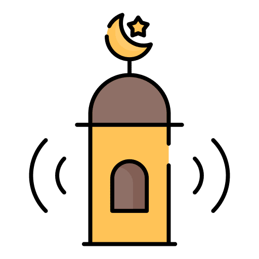 Adhan islamic religious islam icon