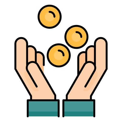 Infaq muslim islam charity icon