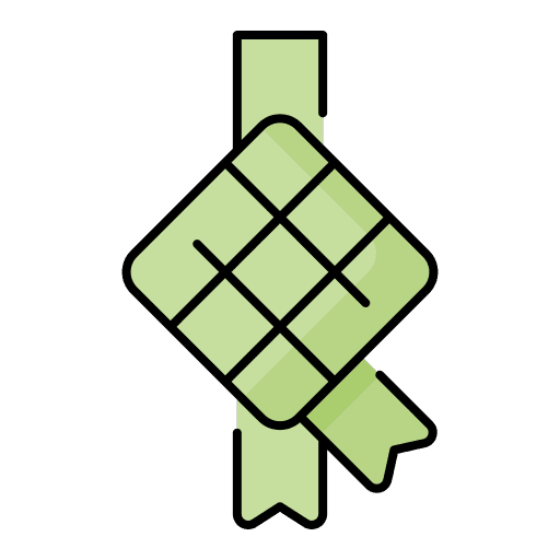 Ketupat ramadan month islam icon Ketupat ramadan month islam icon