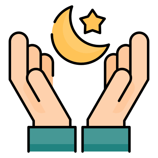 Moon and stars islamic star moon and stars icon