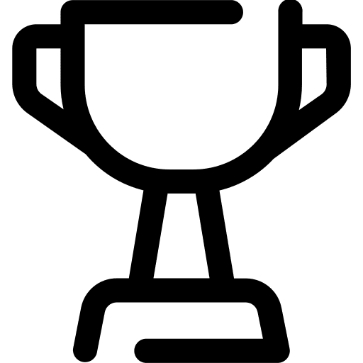 Trophy technology trophy winning icon