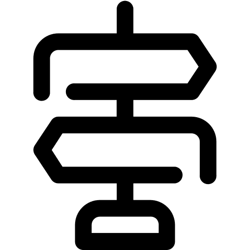 Direction direction orientation signaling icon Direction direction orientation signaling icon