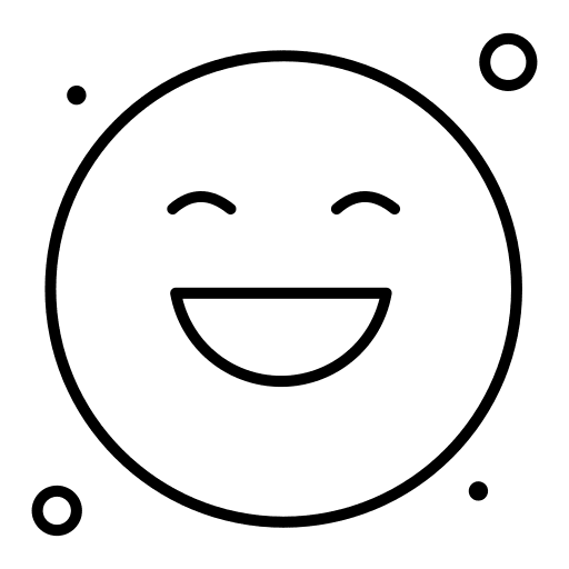 Smile emoji happiness happy icon