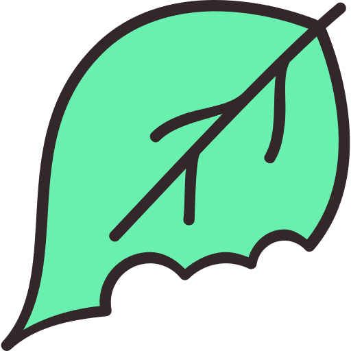 Leaf broken nature environment icon