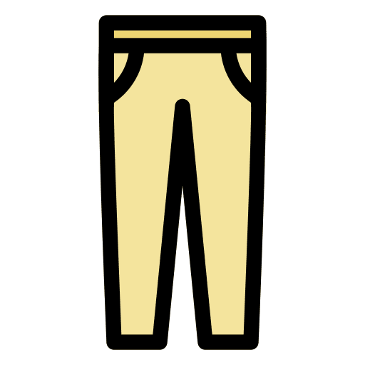 Trousers straight clothes garment icon Trousers straight clothes garment icon
