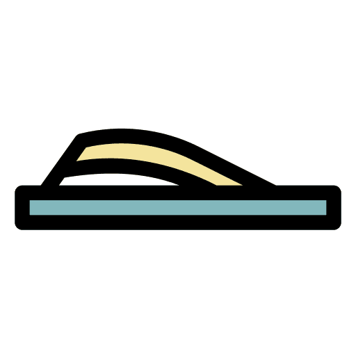 Sandal beach fashion shoes icon Sandal beach fashion shoes icon
