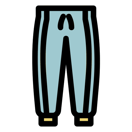 Sport wear fashion clothing trousers icon Sport wear fashion clothing trousers icon