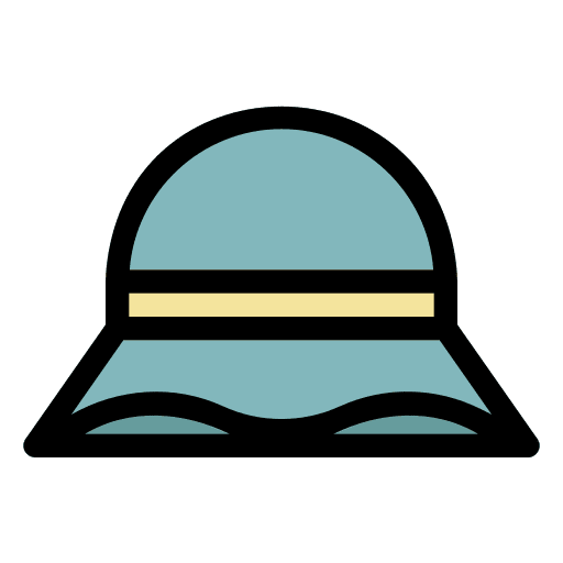Sun hat fashion summertime sun hat icon Sun hat fashion summertime sun hat icon