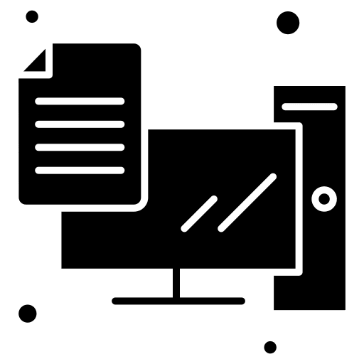 Backup copy desktop computer files and folders transfer icon Backup copy desktop computer files and folders transfer icon