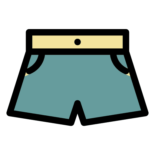 Boxer shorts clothes beach icon Boxer shorts clothes beach icon