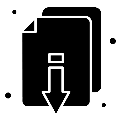 File download file installer archive icon