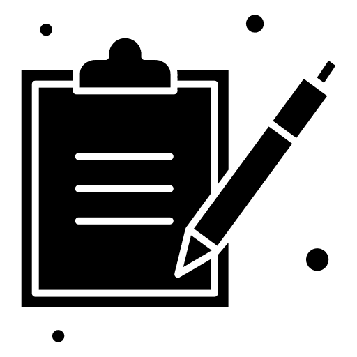 Notepad pen notes files and folders write icon