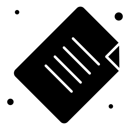 Paper format file interface icon Paper format file interface icon