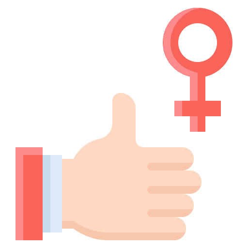 Feminism feminism thumbs up female icon