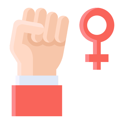 Womens power strong liberation female icon