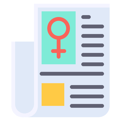 Feminism feminism files and folders document icon