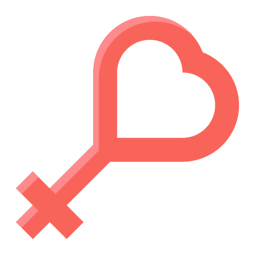 Heart venus gender shapes and symbols icon