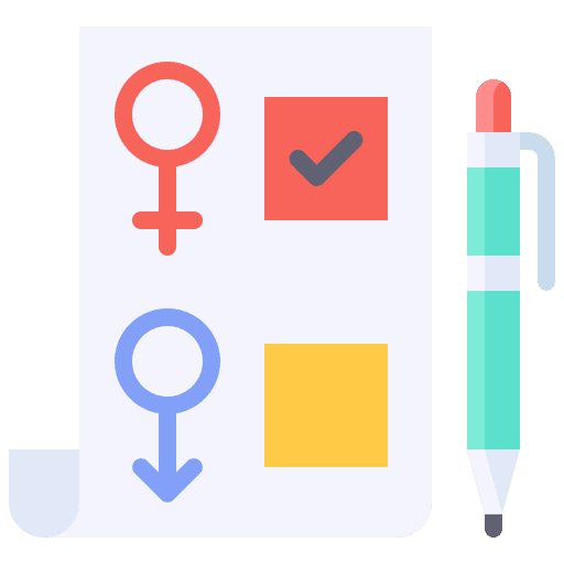 Vote femenine law gender icon